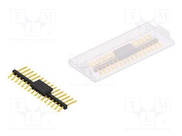 Connector: pin strips; pin header; male; PIN: 16; 2mm; SMT; 1x16