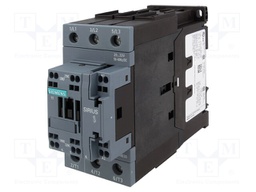 Contactor: 3-pole; NO x3; Auxiliary contacts: NO + NC; 20÷33VAC