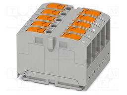 Splice terminal: rail; 24A; 450V; push-in; PA; L: 21.7mm; 0.14÷4mm2
