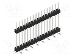 Connector: pin strips; pin header; male; PIN: 16; 2.54mm; SMT; 1x16