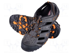 Sandals; Size: 46; grey-black; knitwear,PU; TREKKING