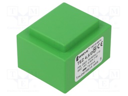 Transformer: encapsulated; 4.5VA; 230VAC; 15V; 300mA; Mounting: PCB
