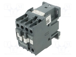 Contactor: 3-pole; NO x3; Auxiliary contacts: NO; 380VAC; 25A; 690V