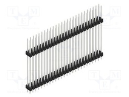 Connector: pin strips; pin header; male; PIN: 52; 2.54mm; THT; 2x26