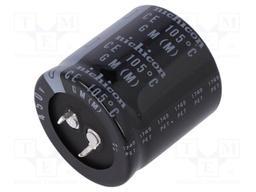 Capacitor: electrolytic; SNAP-IN; 560uF; 450VDC; Ø35x35mm; ±20%