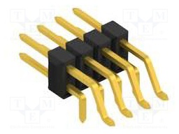 Connector: pin strips; pin header; male; PIN: 8; 2.54mm; SMT,THT