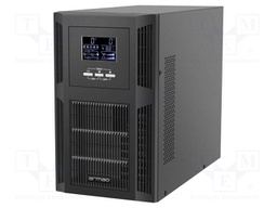 Power supply: UPS; 3000W; 3000VA; 208÷240V; 347x145x225mm; 9Ah