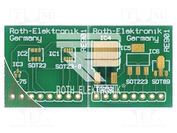 Board: universal; multiadapter; W: 22.8mm; L: 46.72mm