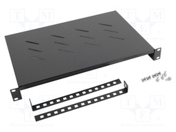 Shelf; 1U; black; Standard: 19"