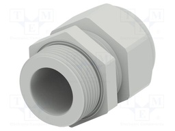 Cable gland; without nut; PG16; IP68; Mat: polyamide; light grey