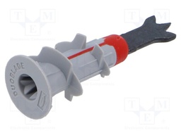 Plastic anchor; with screw; DuoBlade; 20pcs; drywall