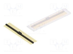 Connector: pin strips; pin header; male; PIN: 32; 2.54mm; SMT; 1x32
