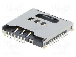 Connector: for cards; SD Micro,SIM; SIM + Micro SD; SMT