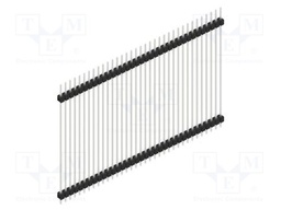 Connector: pin strips; pin header; male; PIN: 35; 2.54mm; THT; 1x35