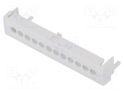 Terminals cover; 4M Modulbox One; grey; 5.08mm; Holes no: 12