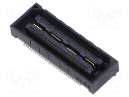 Mezzanine Connector, Ground Plane, Receptacle, 0.5 mm, 2 Rows, 60 Contacts, Surface Mount