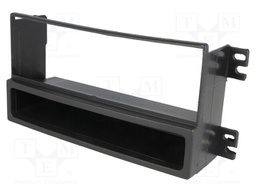 Radio mounting frame; Kia; 1 DIN; black