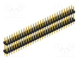 Connector: pin strips; pin header; male; PIN: 58; 2mm; THT; 2x29