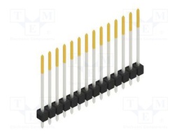 Connector: pin strips; pin header; male; PIN: 14; 2.54mm; THT; 1x14