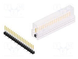 Connector: pin strips; pin header; male; PIN: 19; 2.54mm; SMT; 1x19