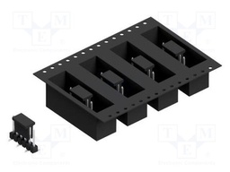 Connector: pin strips; pin header; male; PIN: 6; 2.54mm; SMT; 1x6