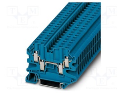 Splice terminal: rail; UT; 32A; 1kV; screw terminal; PA; 0.14÷6mm2