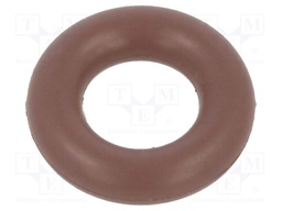 O-ring gasket; FPM; D: 3mm; Øint: 6mm; brown; -20÷200°C