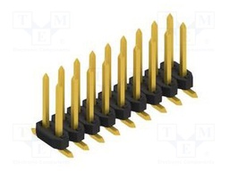 Connector: pin strips; pin header; male; PIN: 18; 2mm; SMT; 2x9; 100V