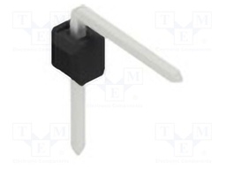 Connector: pin strips; pin header; male; PIN: 1; 2.54mm; THT; 1x1