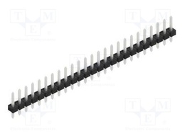 Connector: pin strips; pin header; male; PIN: 25; 2.54mm; THT; 1x25