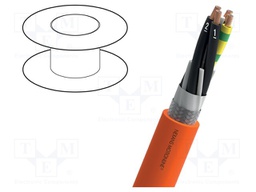 Wire: servo drive; SIEMENS® STANDARD 6FX8008; 4G2,5mm2; PVC; Cu