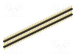 Connector: pin strips; pin header; male; PIN: 44; 2mm; THT; 1x44