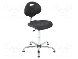 Chair; ESD; Seat dim: 470x430mm; Back dim: 310x415mm; 625÷865mm