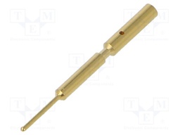 Contact; male; 0.6mm; gold-plated; 0.08÷0.14mm2; crimped