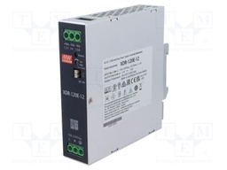 Power supply: switching; for DIN rail; 120W; 12VDC; 0÷10A; OUT: 1