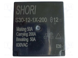 Relay: electromagnetic; SPST-NO + SPST-NC; Ucoil: 24VDC; S30; PCB