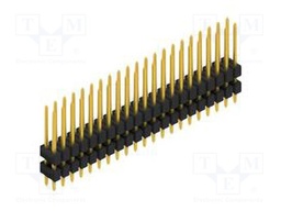 Connector: pin strips; pin header; male; PIN: 42; 2.54mm; THT; 2x21