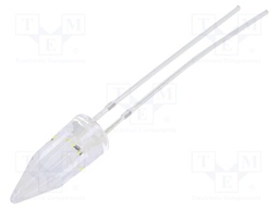 LED; 5mm; white cold; 750÷1120mcd; 100°; 2.5÷5V; 20mA; Pitch: 2.54mm