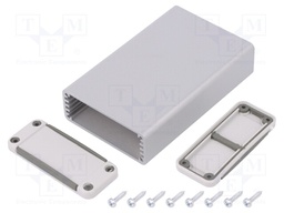 Enclosure: with panel; X: 52mm; Y: 90mm; Z: 21mm; aluminium; IP65