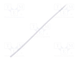 Heat shrink sleeve; flexible; 2: 1; 1.6mm; L: 10m; transparent