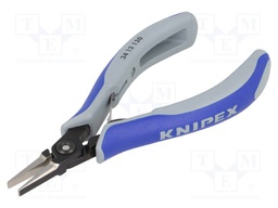 Pliers; flat; Pliers len: 135mm; Working part len: 22.7mm
