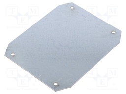 Mounting plate; steel sheet; Series: ALUBOX