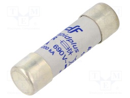 Fuse: fuse; gR; 8A; 690VAC; ceramic,cylindrical,industrial; copper