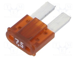 Fuse: fuse; 7.5A; 32VDC; automotive; 9.1mm; 9.1x3.8x15.3mm