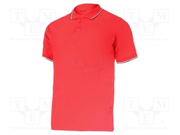 Polo shirt; Size: M; red; 190g/m2
