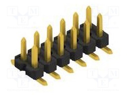 Connector: pin strips; pin header; male; PIN: 12; 2.54mm; SMT; 2x6