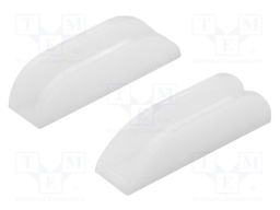 Spare part: jaws; L: 50mm; for pliers; W: 15mm; H: 15mm; 2pcs.