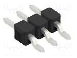 Connector: pin strips; pin header; male; PIN: 3; 2.54mm; SMT; 1x3