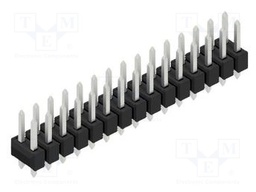 Connector: pin strips; pin header; male; PIN: 30; 2.54mm; THT; 2x15