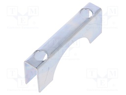 Mounting coupler; steel; zinc; Application: u-bolt